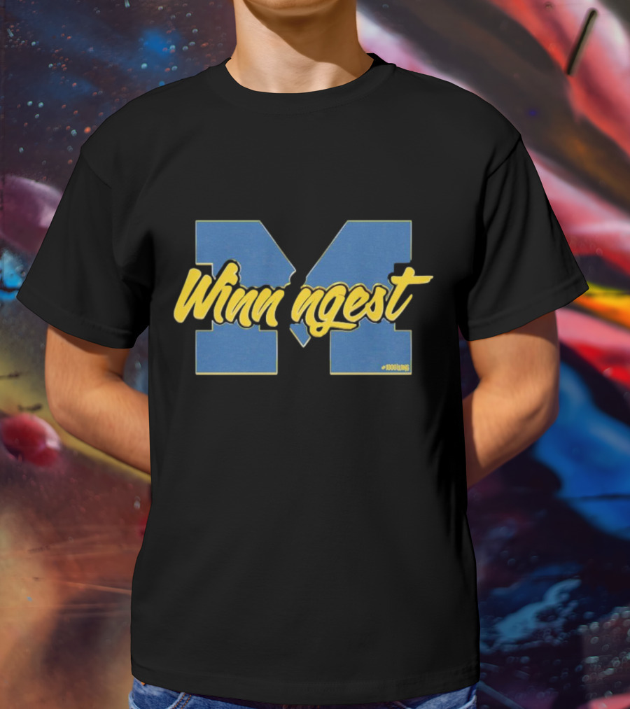 Michigan Wolverines Winningest Block M T-Shirt