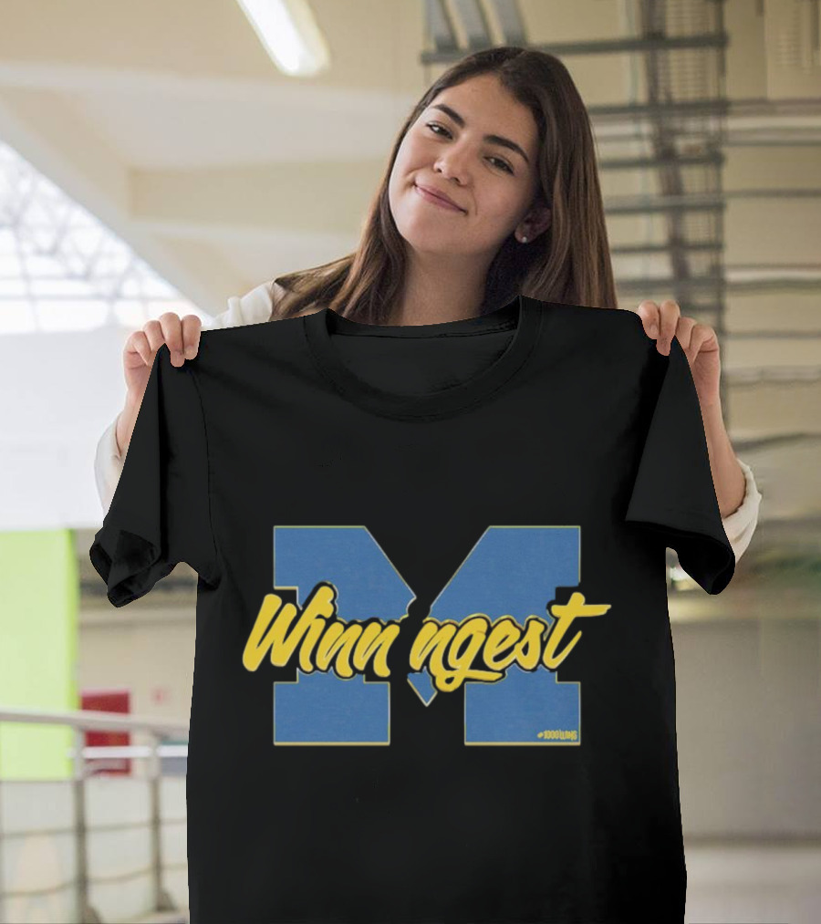 Michigan Wolverines Winningest Block M T-Shirt