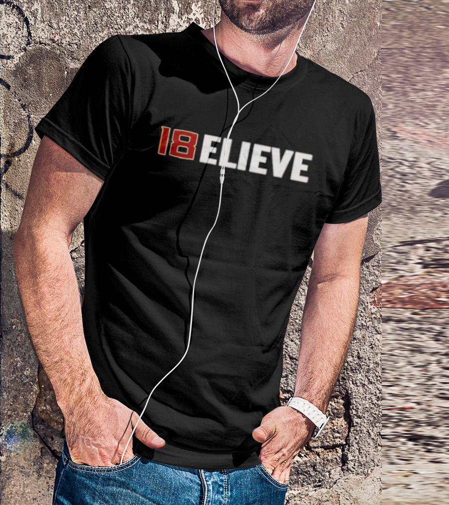 Jordan Travis 18 Believe Football Motivation T-Shirt