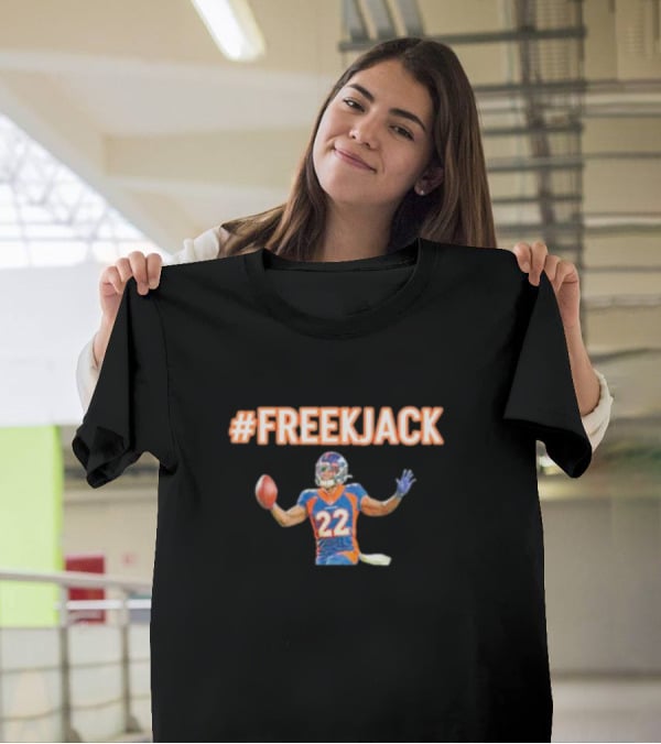 FREKJACK Kareem Jackson 22 Denver Football T-Shirt