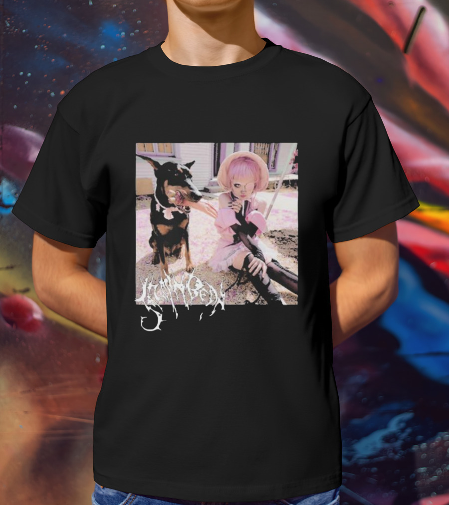 Jazmin Bean Yandere Aesthetic Pink Wig Dog T-Shirt