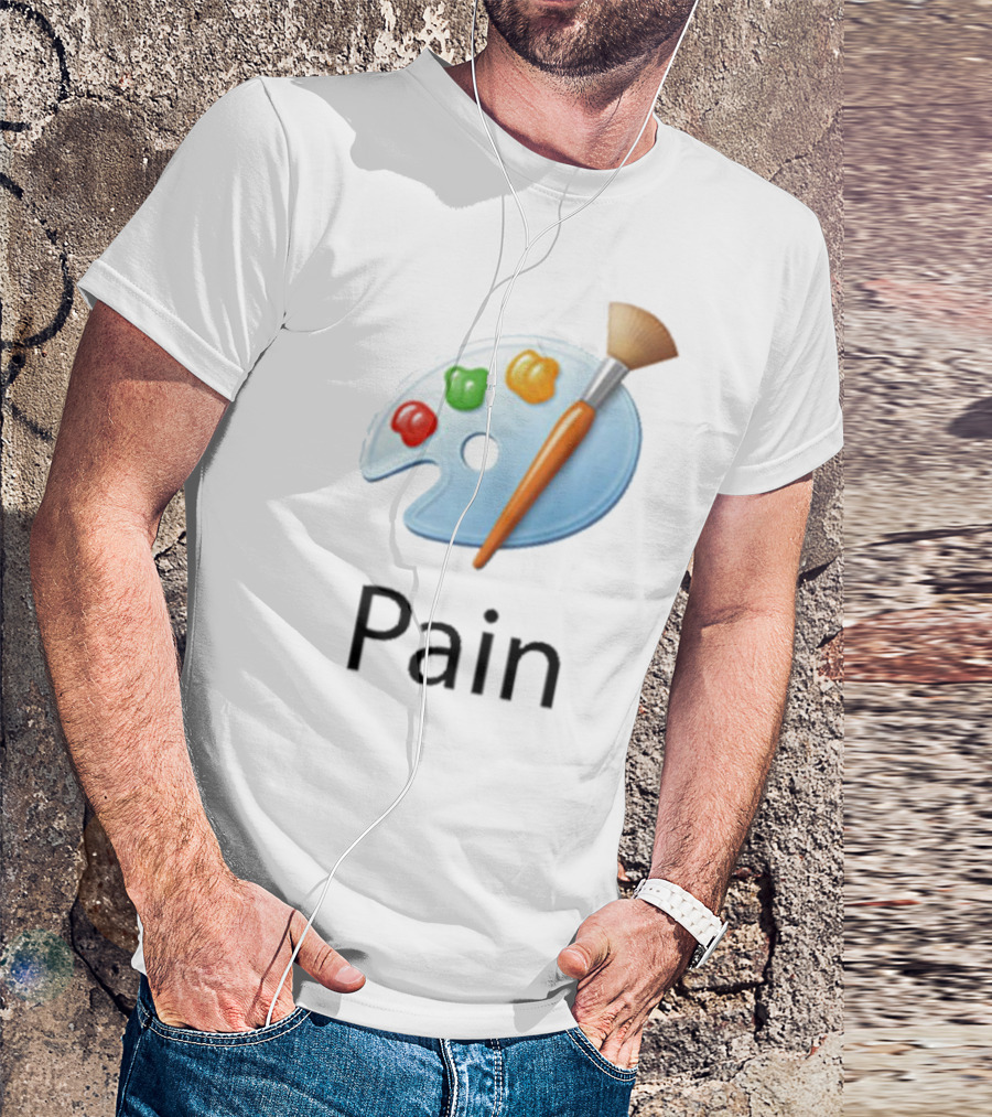 Pain Microsoft Paint Palette Brush T-Shirt