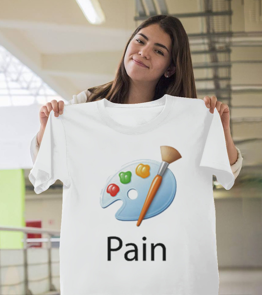 Pain Microsoft Paint Palette Brush T-Shirt