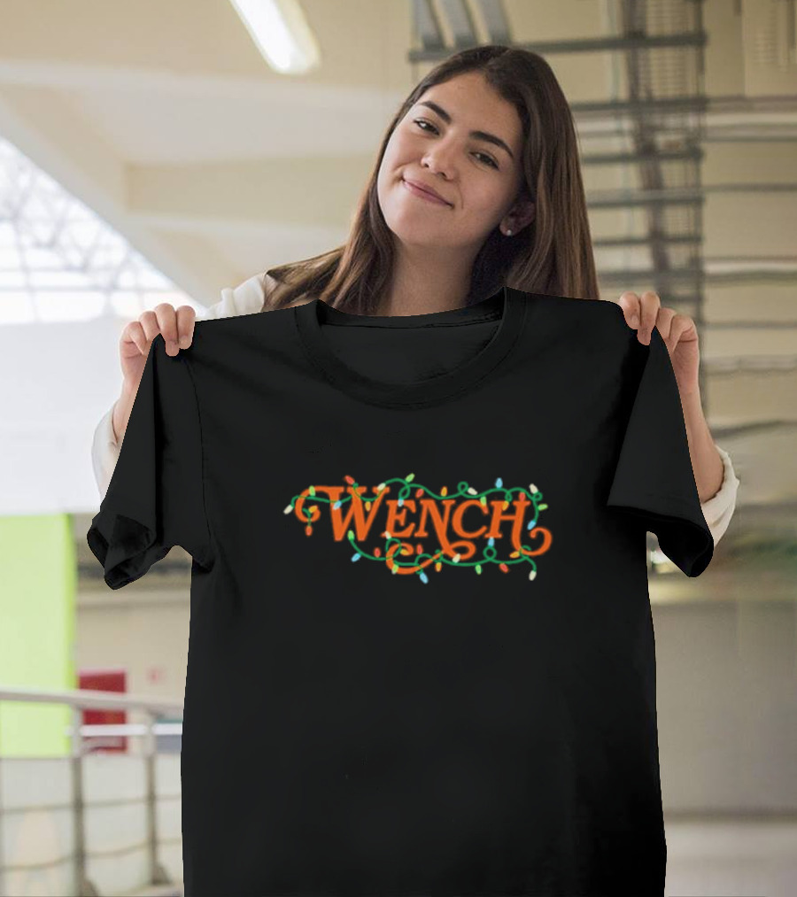 Wench Christmas Lights Festive T-Shirt