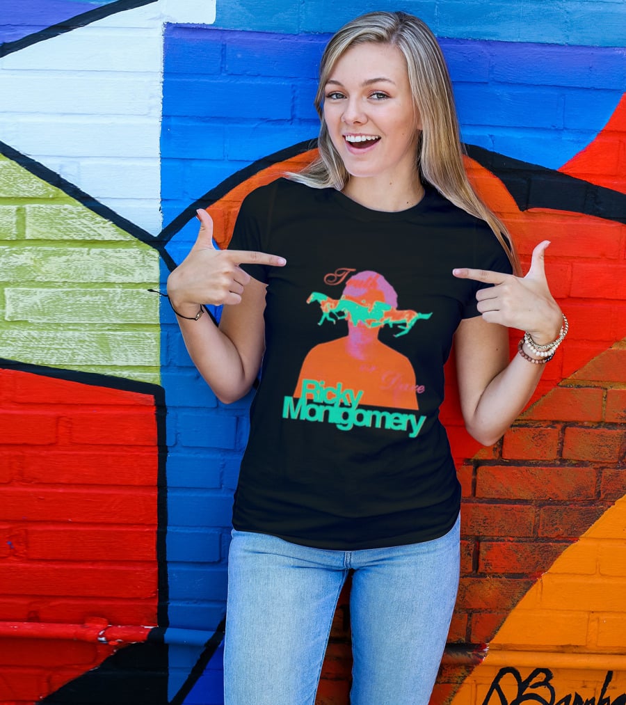 Ricky Montgomery Truth Or Dare Vibrant Horse Overlay T-Shirt