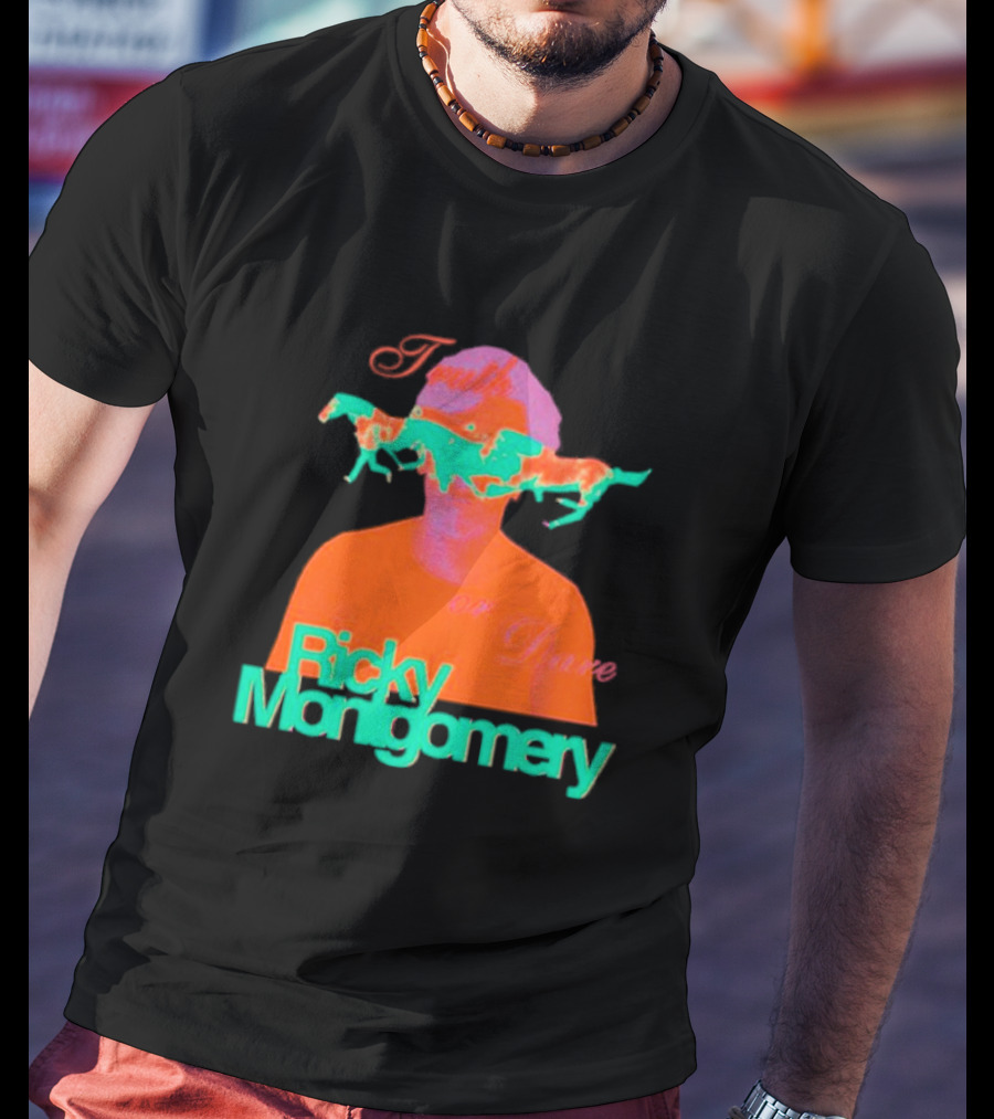 Ricky Montgomery Truth Or Dare Vibrant Horse Overlay T-Shirt