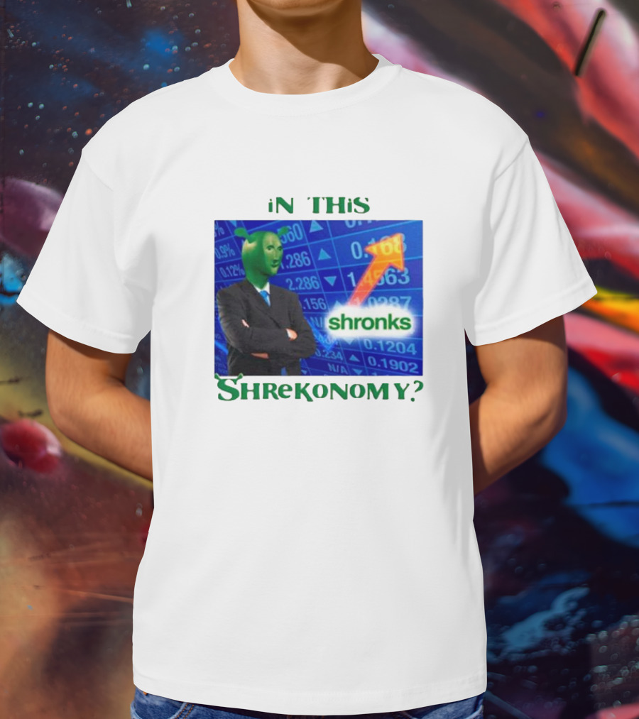 In This Shrekonomy Shronks Stock Market T-Shirt