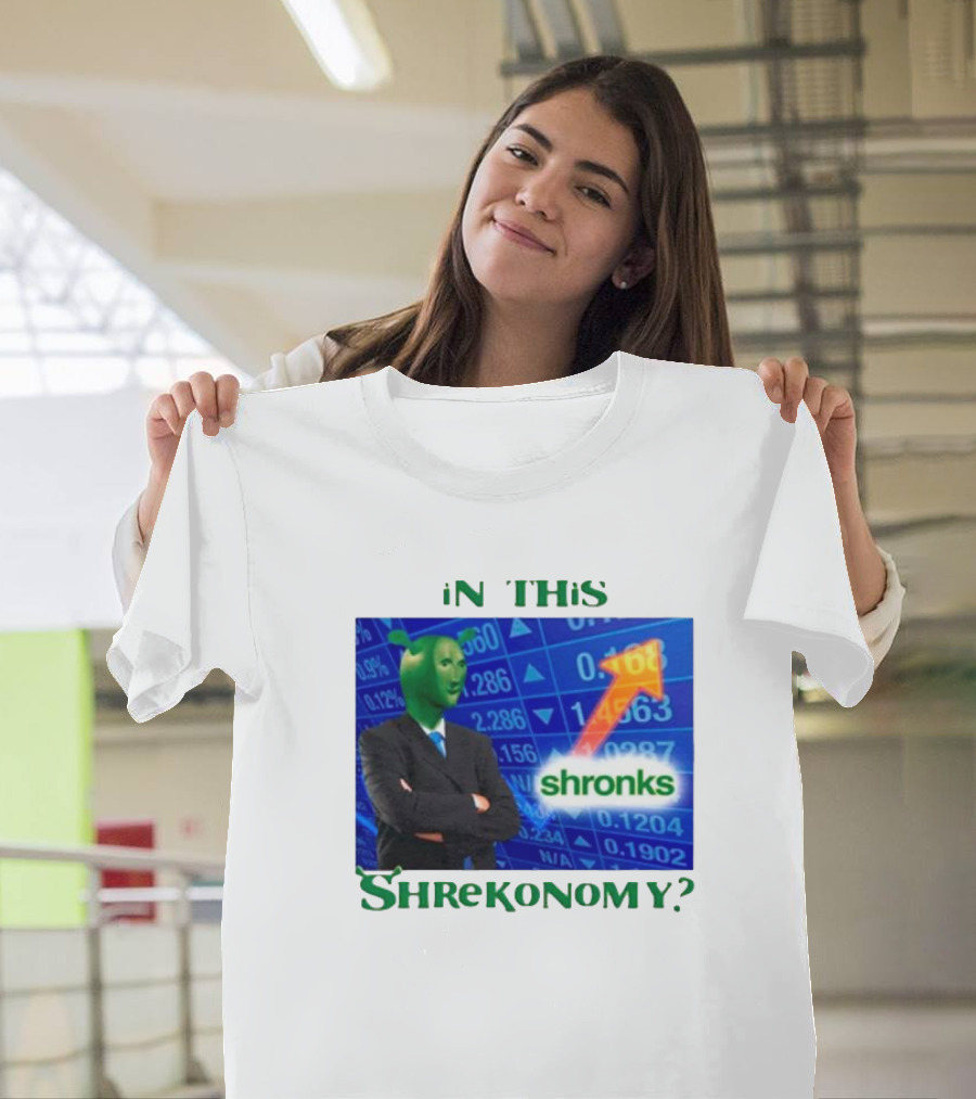 In This Shrekonomy Shronks Stock Market T-Shirt
