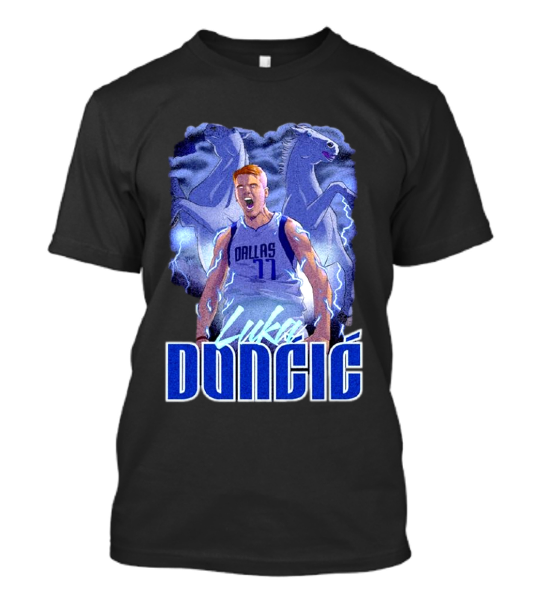 Luka Doncic Dallas Mavericks Basketball Mavericks Player T-Shirt