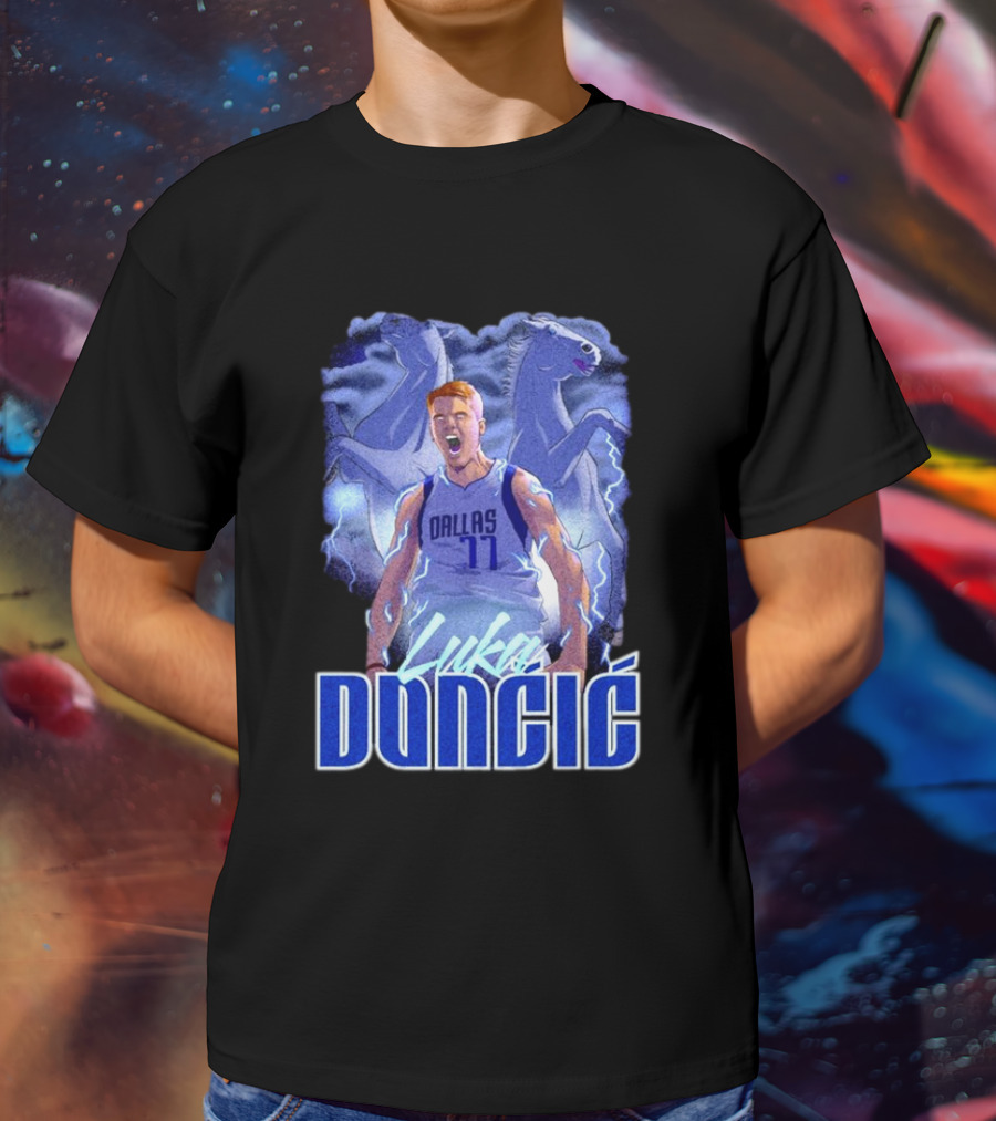 Luka Doncic Dallas Mavericks Basketball Mavericks Player T-Shirt