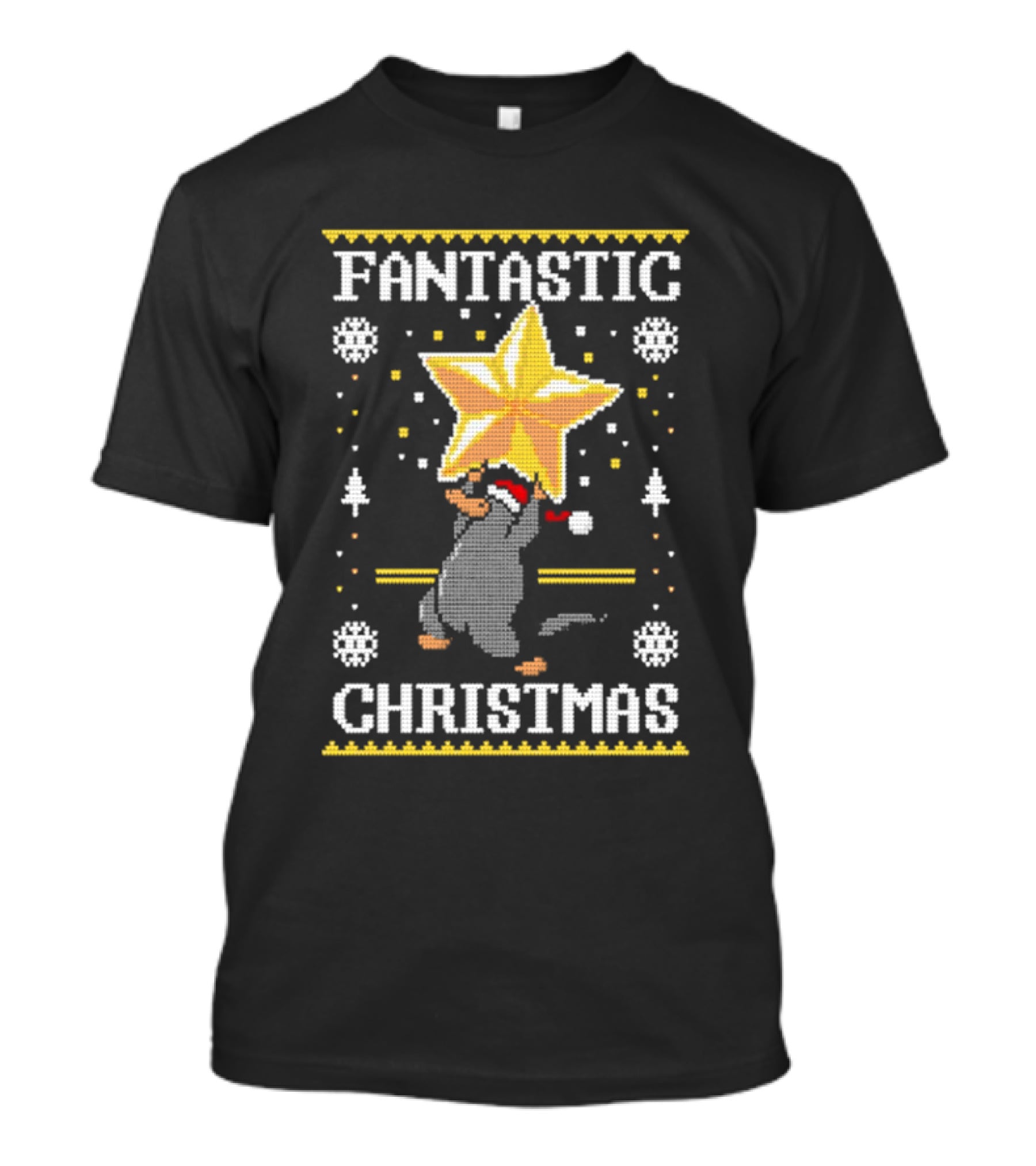 Fantastic Christmas Platypus Star T-Shirt