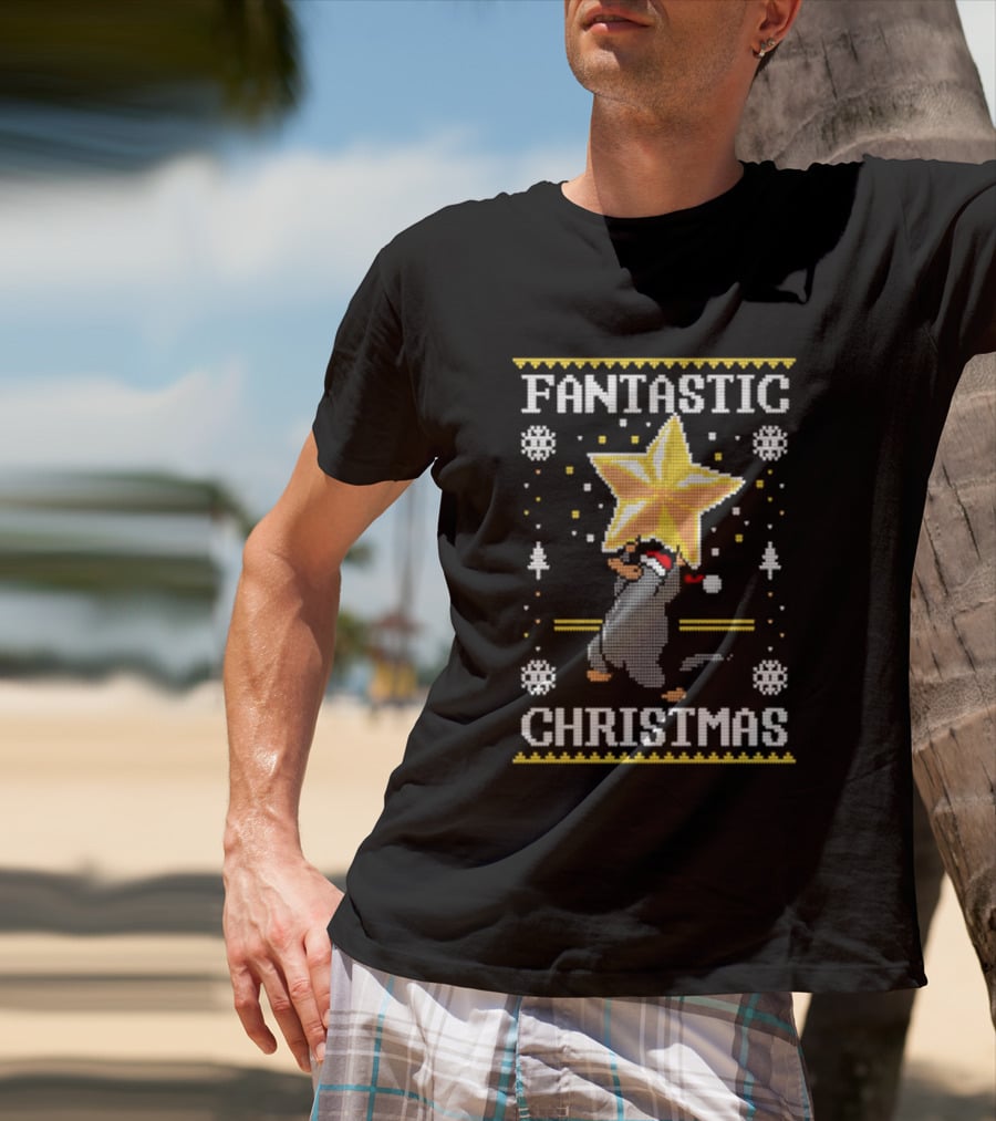 Fantastic Christmas Platypus Star T-Shirt