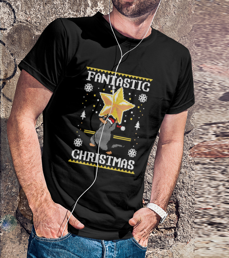 Fantastic Christmas Platypus Star T-Shirt