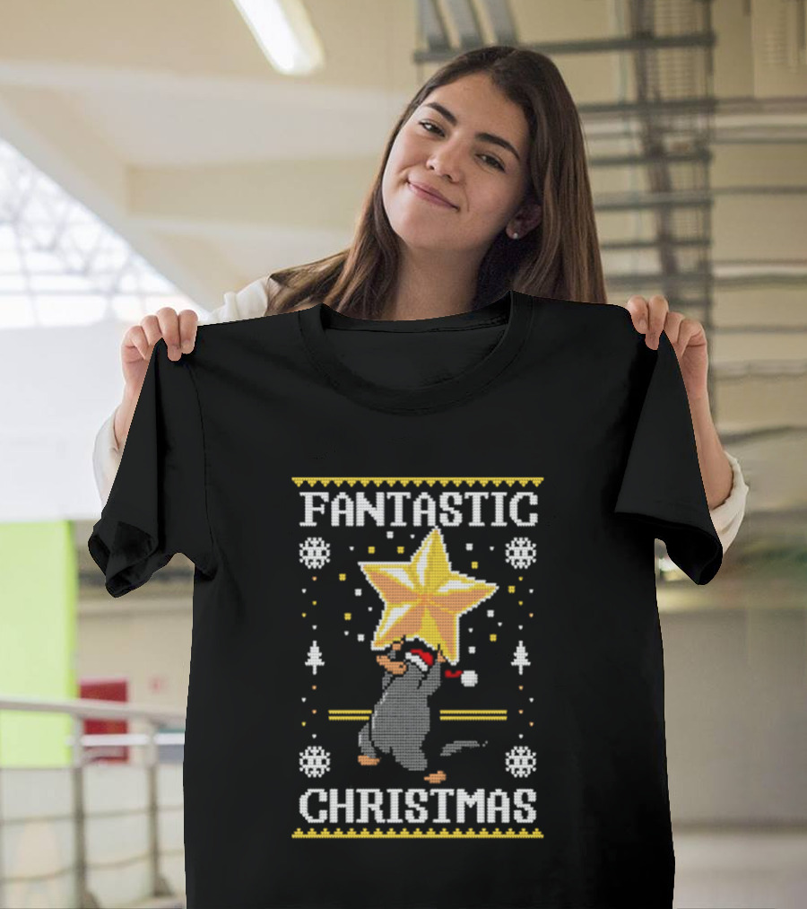 Fantastic Christmas Platypus Star T-Shirt