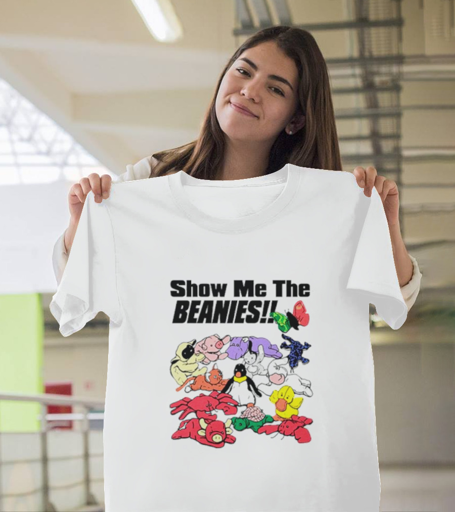 Show Me The Beanies Colorful Toy Collection T-Shirt