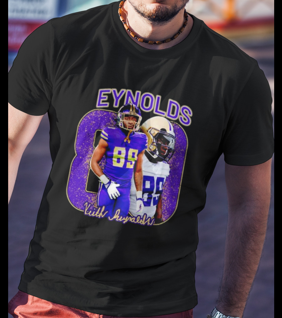 Eynolds 89 Keith Reynolds Husky Football Jersey T-Shirt