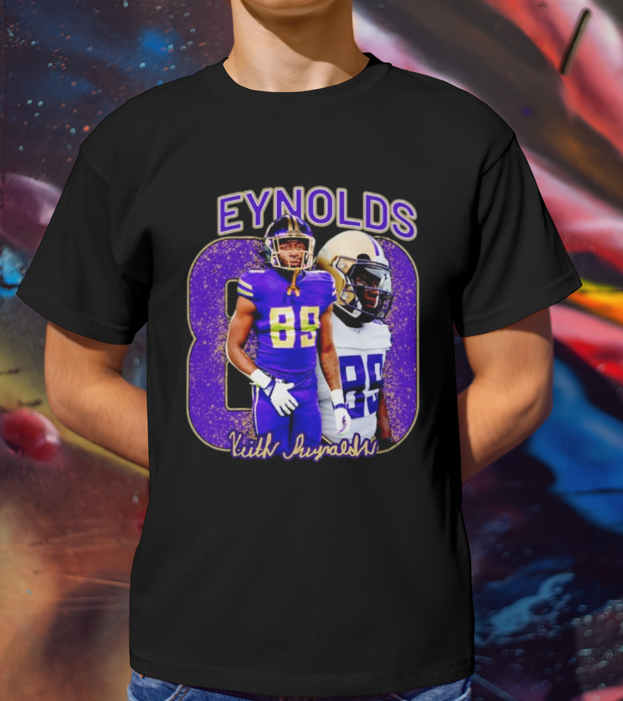 Eynolds 89 Keith Reynolds Husky Football Jersey T-Shirt