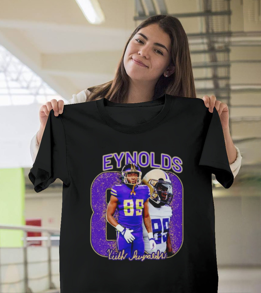 Eynolds 89 Keith Reynolds Husky Football Jersey T-Shirt