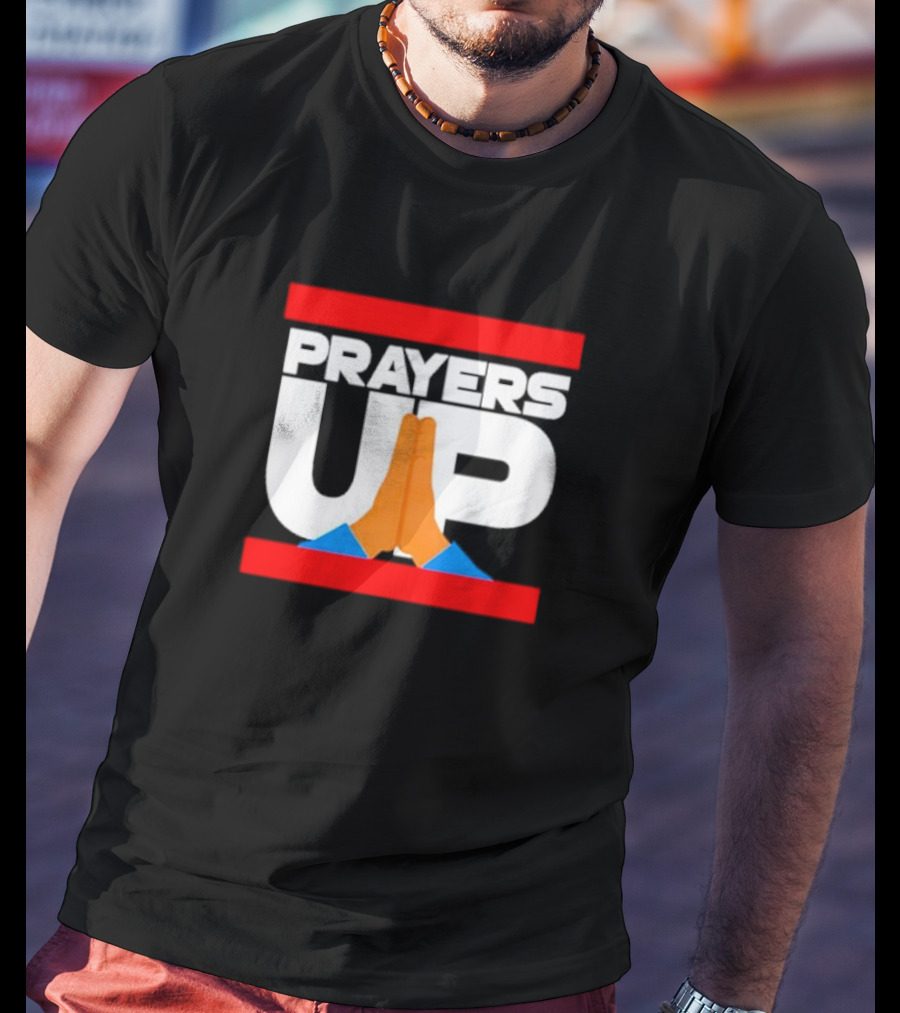 Prayers Up Hands Together T-Shirt