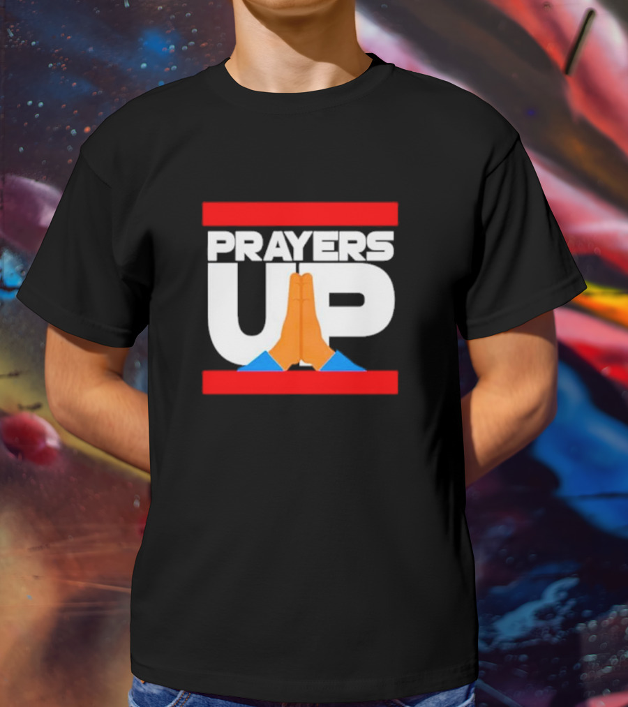 Prayers Up Hands Together T-Shirt