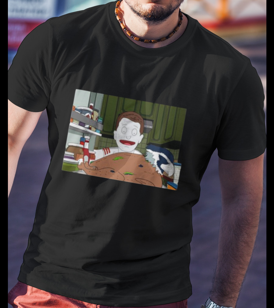 Thanksgiving Seahawk San Francisco 49ers Turkey Cartoon T-Shirt