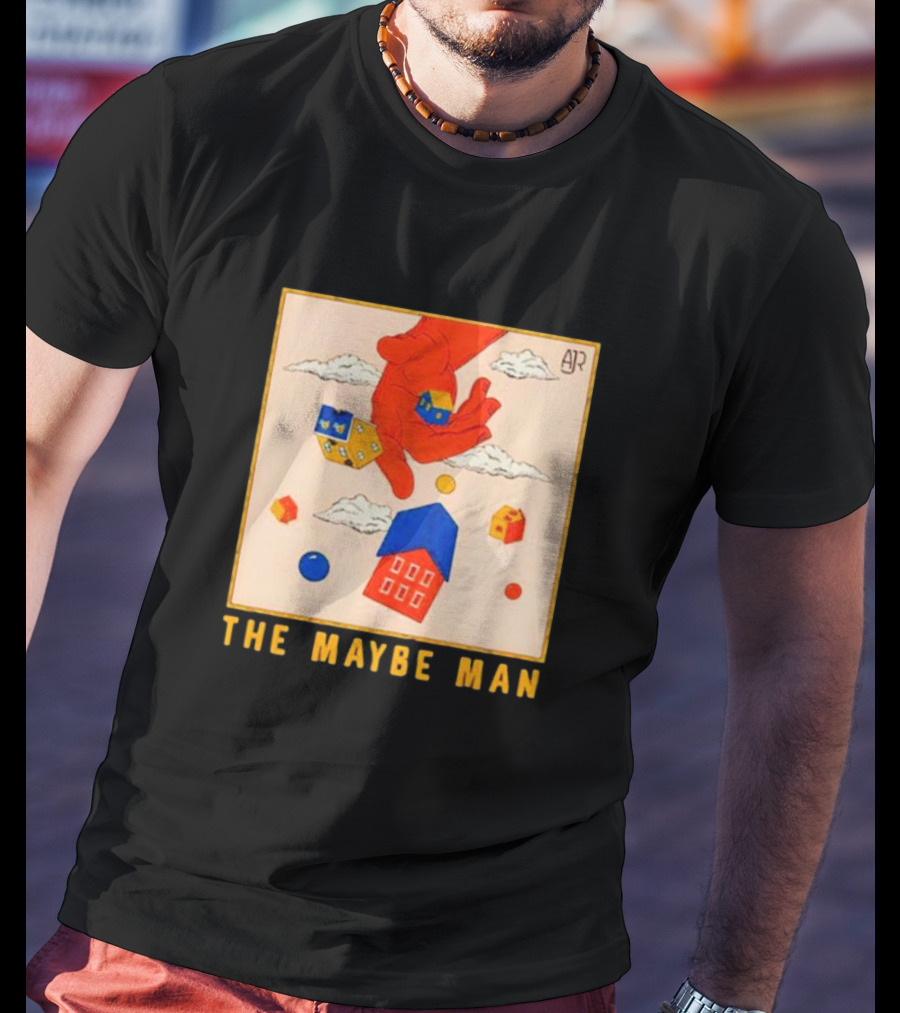 The Maybe Man Floating Houses And Clouds AJR T-Shirt
