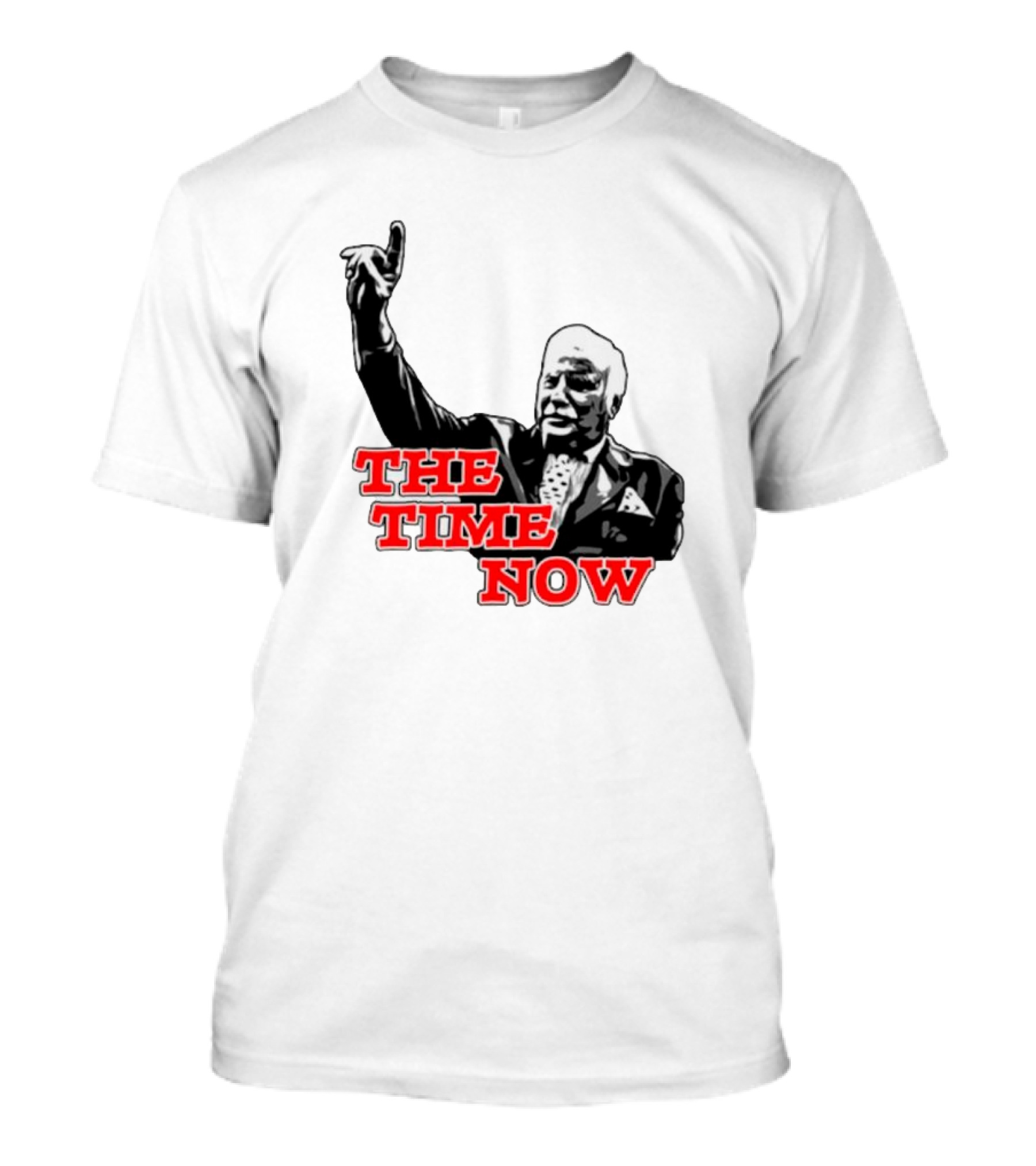 The Time Is Now Iconic Figure With Pointing Gesture T-Shirt