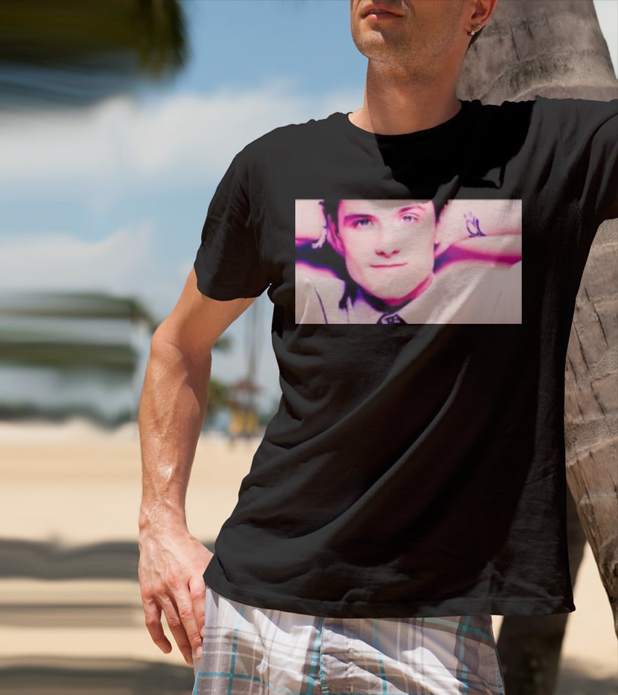 Josh Hutcherson Whistle Iconic Pose T-Shirt