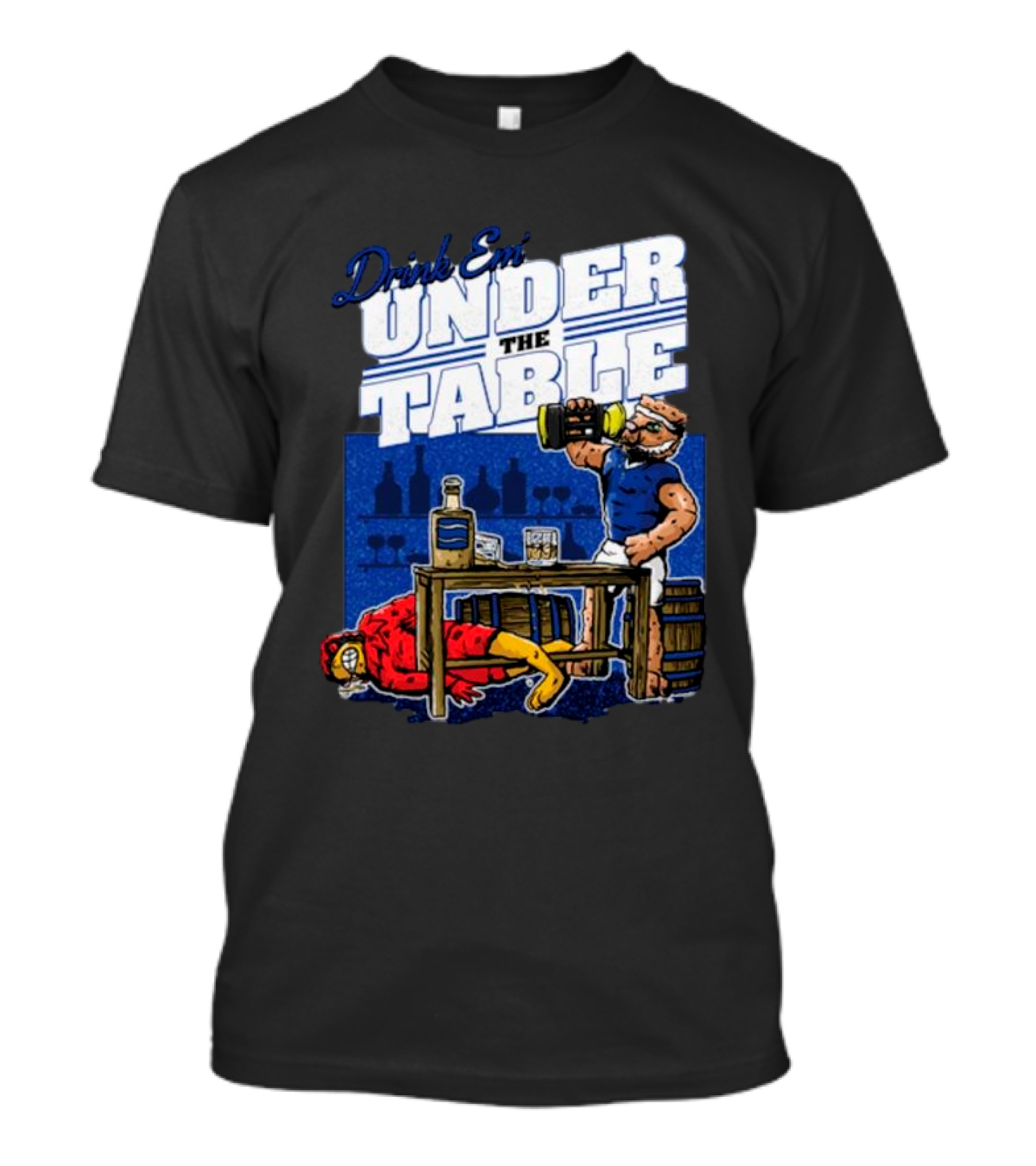 Kentucky Wildcats Vs. Louisville Cardinals Drink Em Under The Table T-Shirt