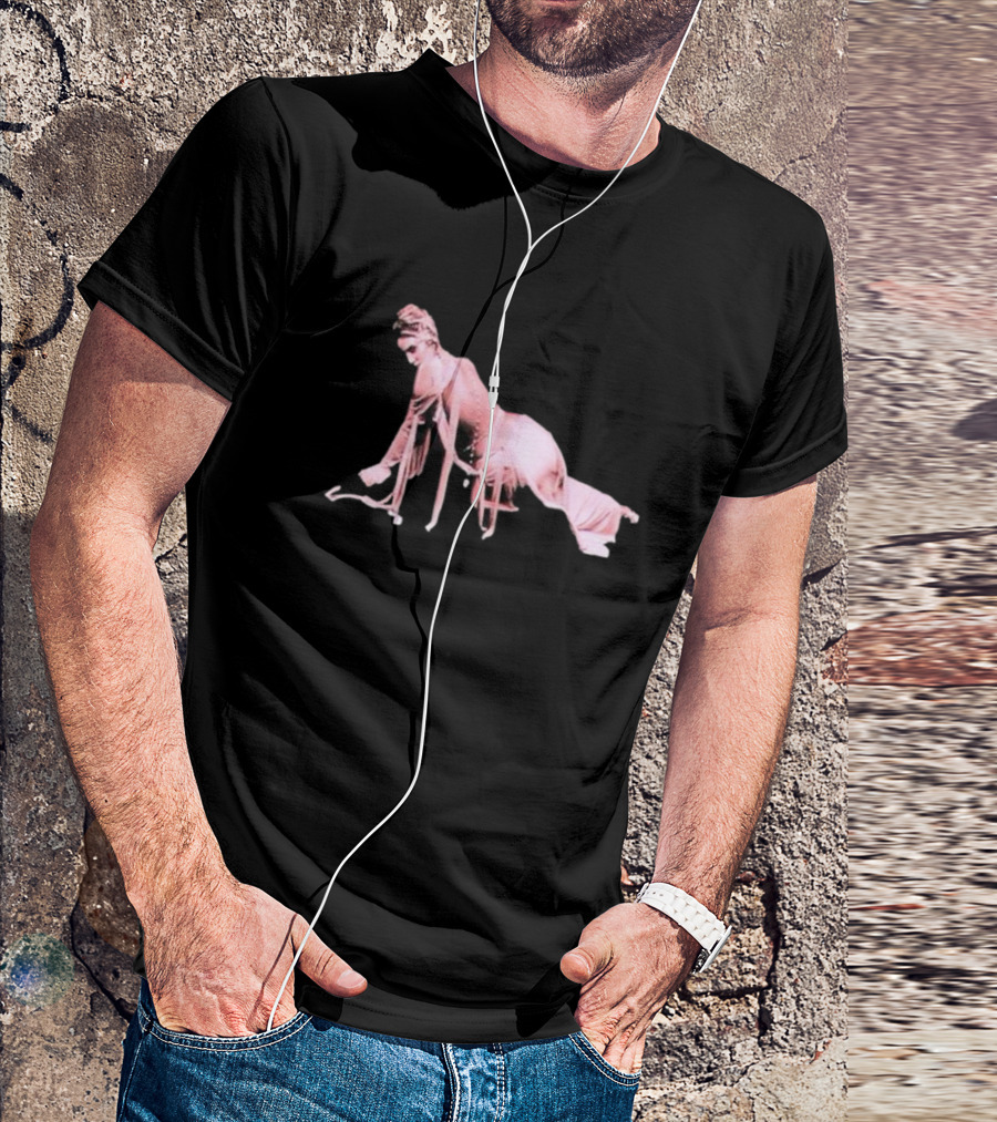 Alina Baraz Elegant Pink Silhouette Pose T-Shirt