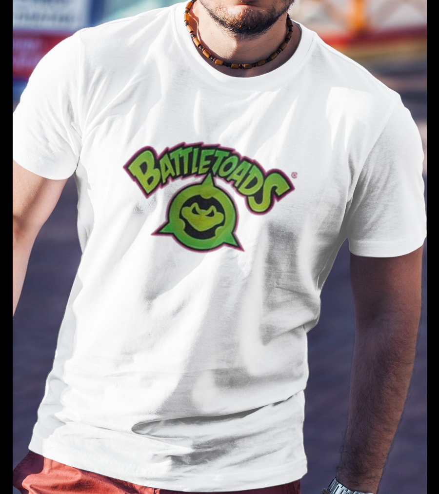 Battletoads Green Logo Frog Emblem T-Shirt