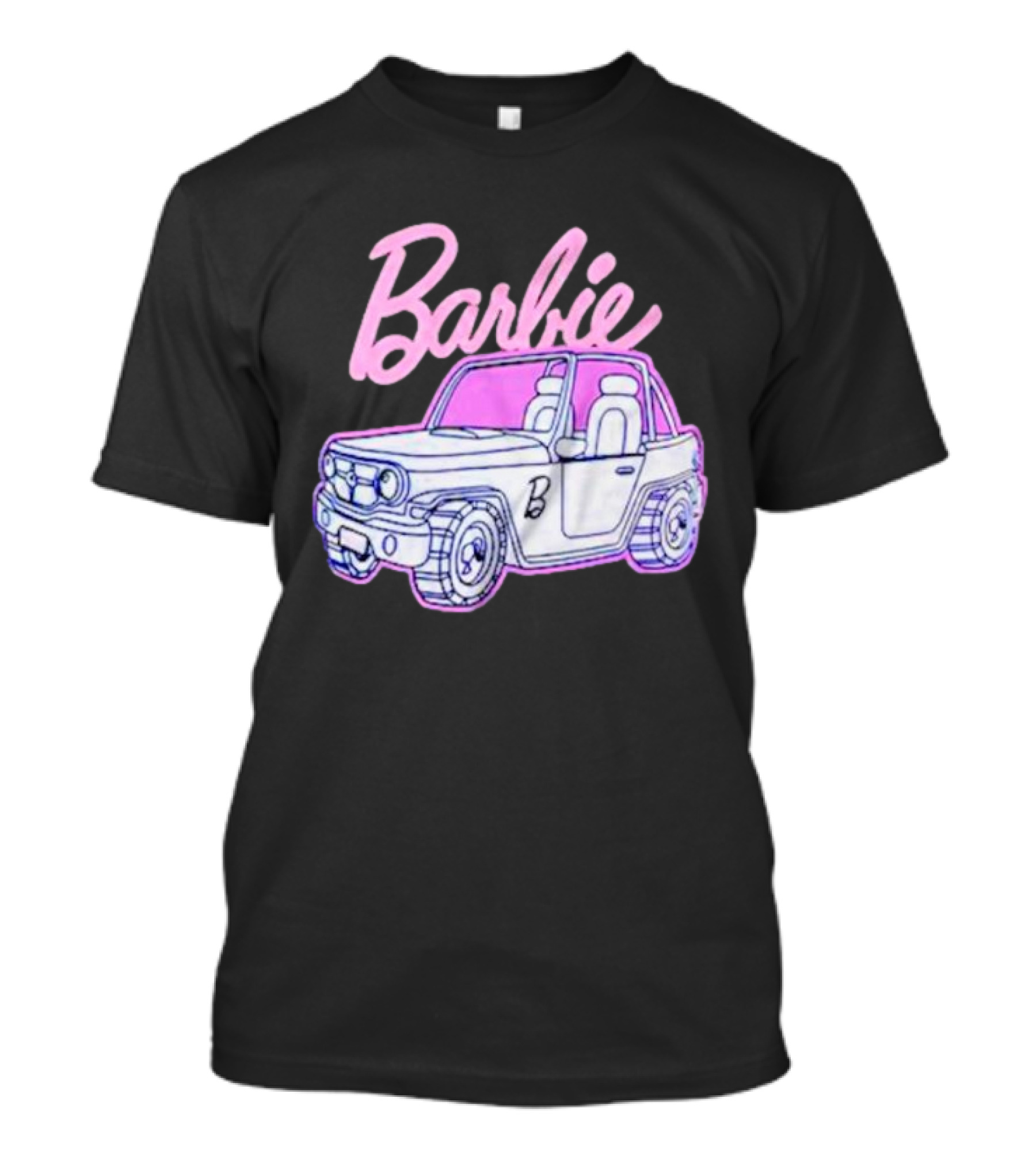Barbie Beach Cruiser Car With Pink And White T-Shirt