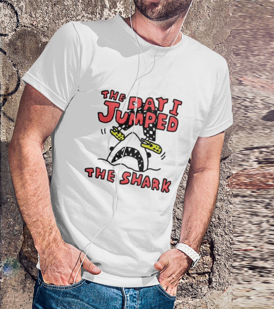 The Day I Jumped The Shark With Diving Fins T-Shirt