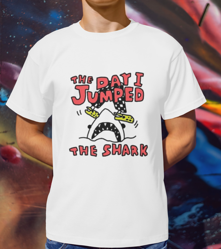 The Day I Jumped The Shark With Diving Fins T-Shirt