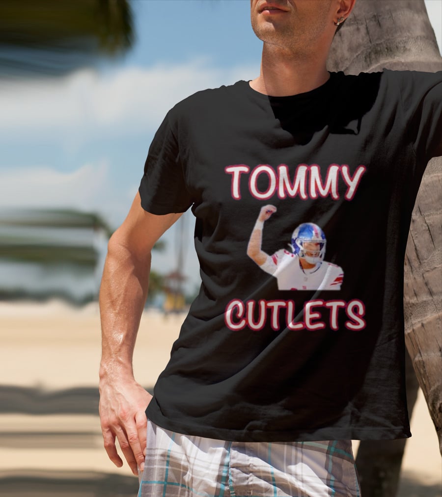 TOMMY CUTLETS Football Player Gesture T-Shirt