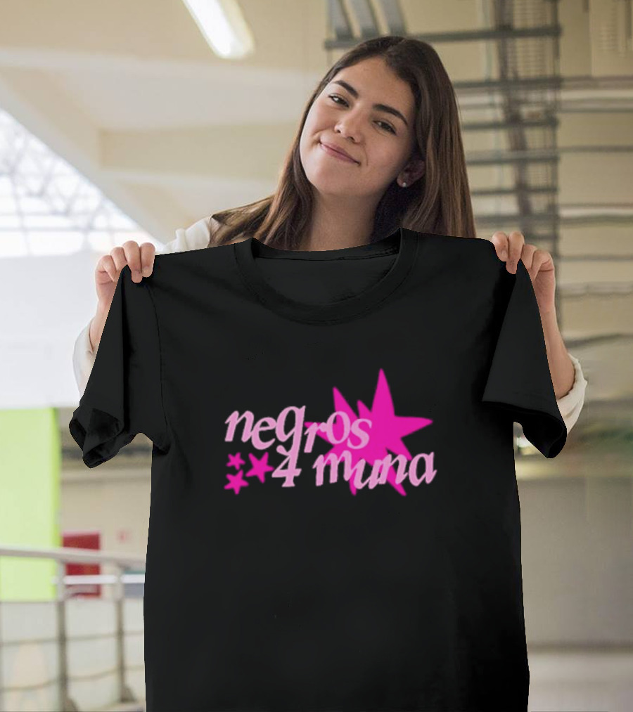 Negros 4 Muna Pink Stars T-Shirt