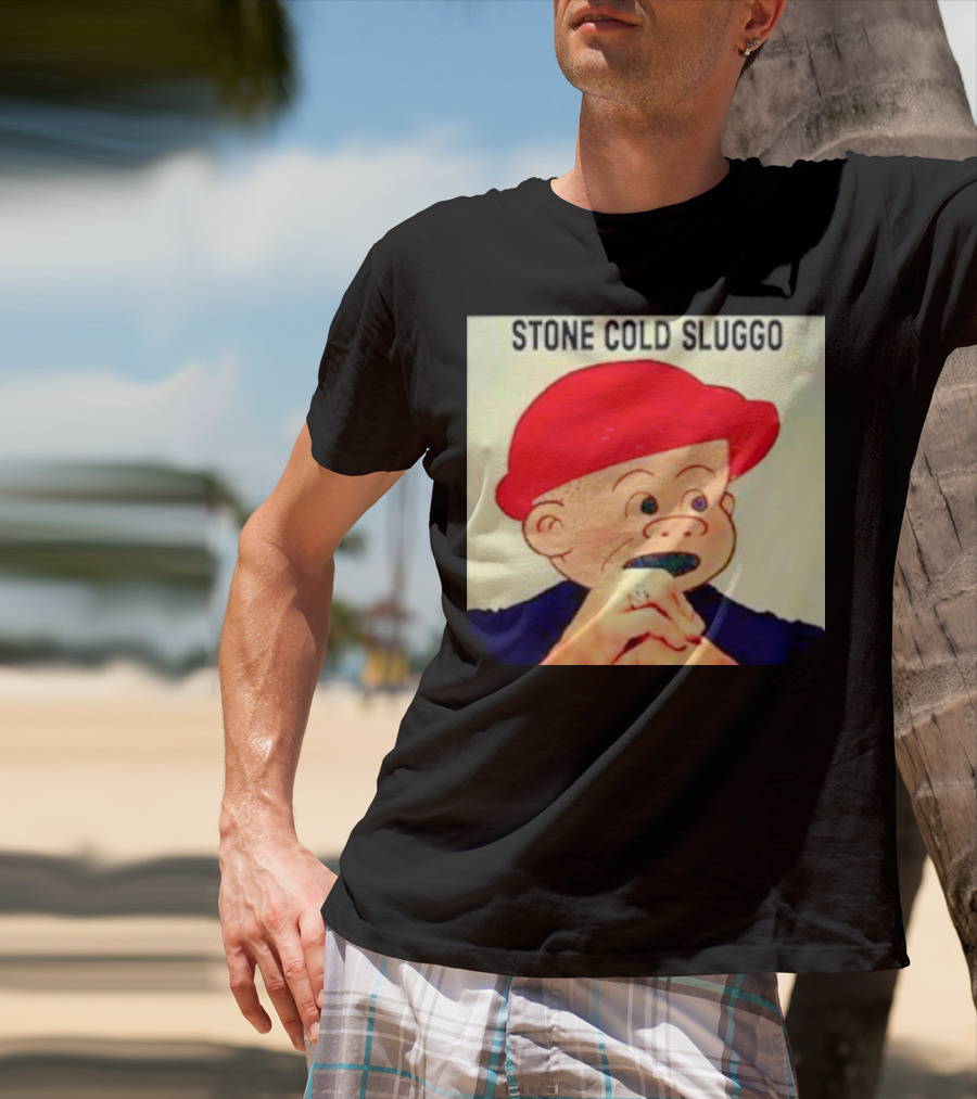 STONE COLD SLUGGO RED HAT CHARACTER HAND GESTURE T-Shirt