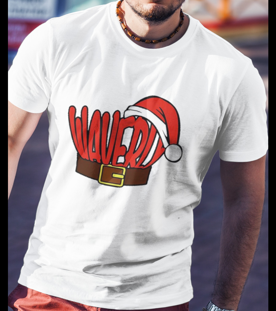 Waverly Christmas Santa Hat With Belt T-Shirt