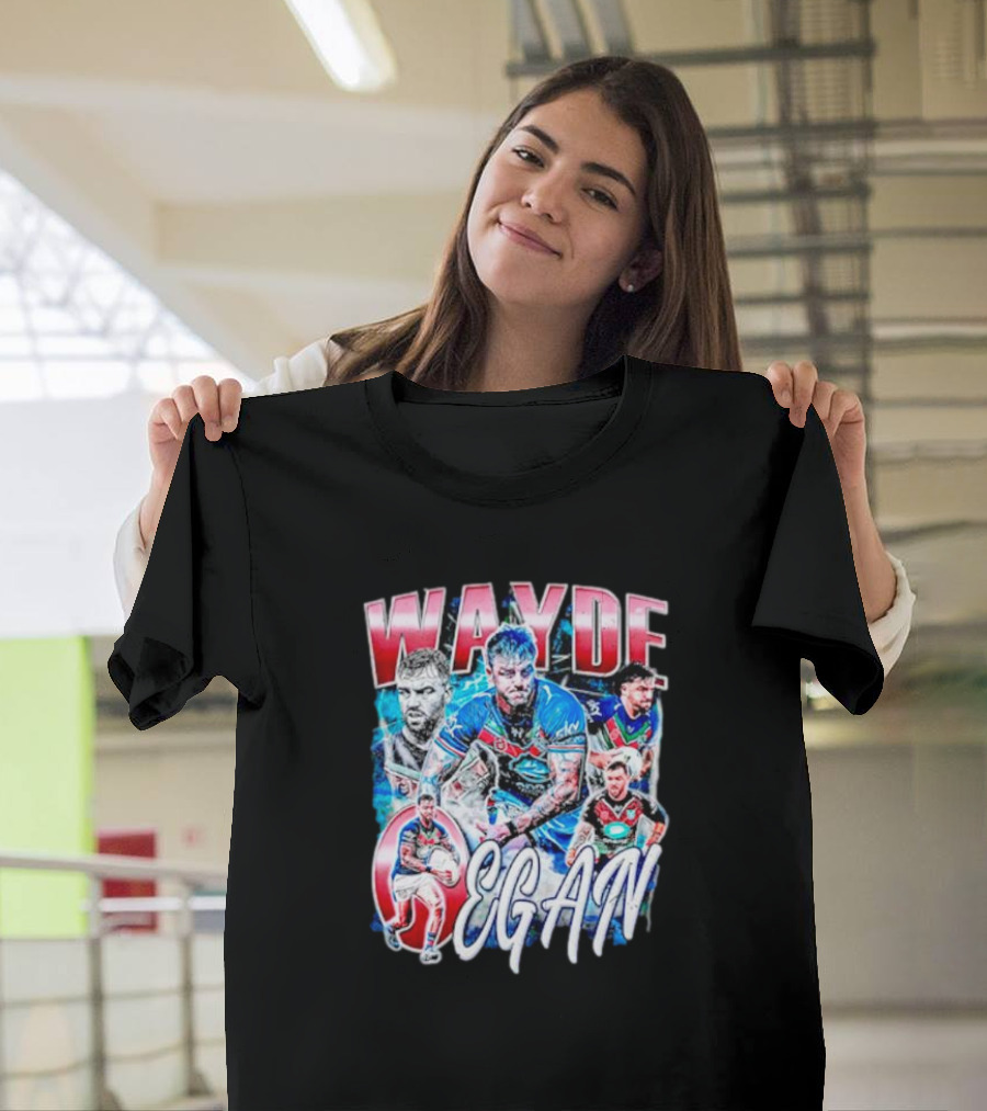 Wayde Egan New Zealand Warriors Rugby T-Shirt