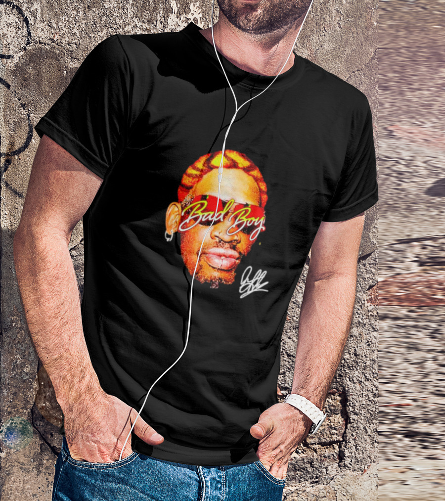 Dennis Rodman Bad Boy Signature Shades T-Shirt