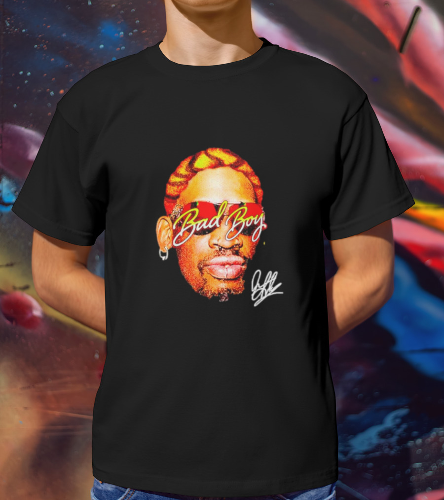 Dennis Rodman Bad Boy Signature Shades T-Shirt