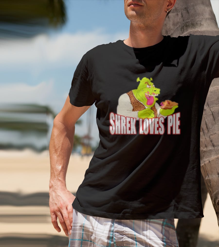 Shrek Loves Pie Ogre Eating T-Shirt