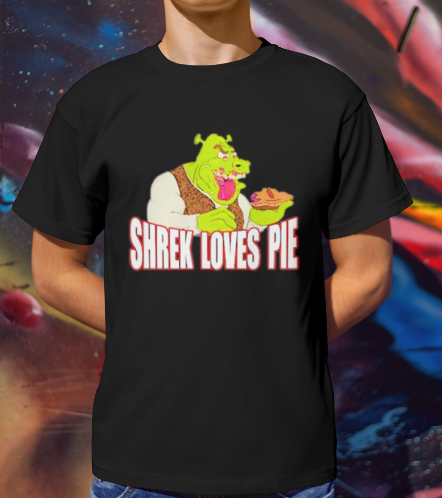 Shrek Loves Pie Ogre Eating T-Shirt