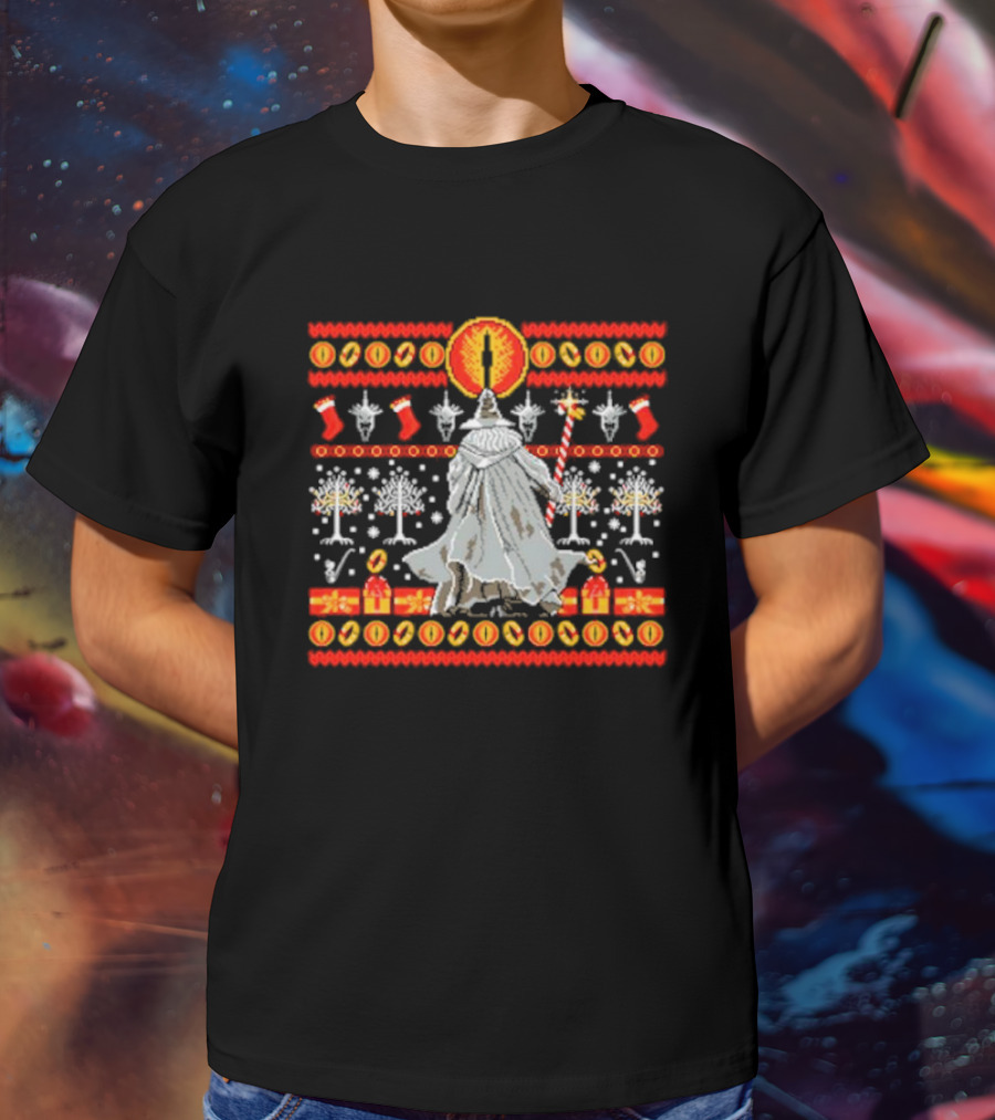 Gandalf Eye Tree Holiday T-Shirt