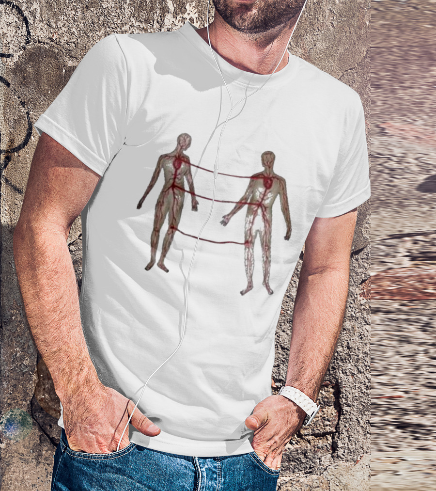 Marcos Alvarado Vascular Diagram Connected Figures T-Shirt