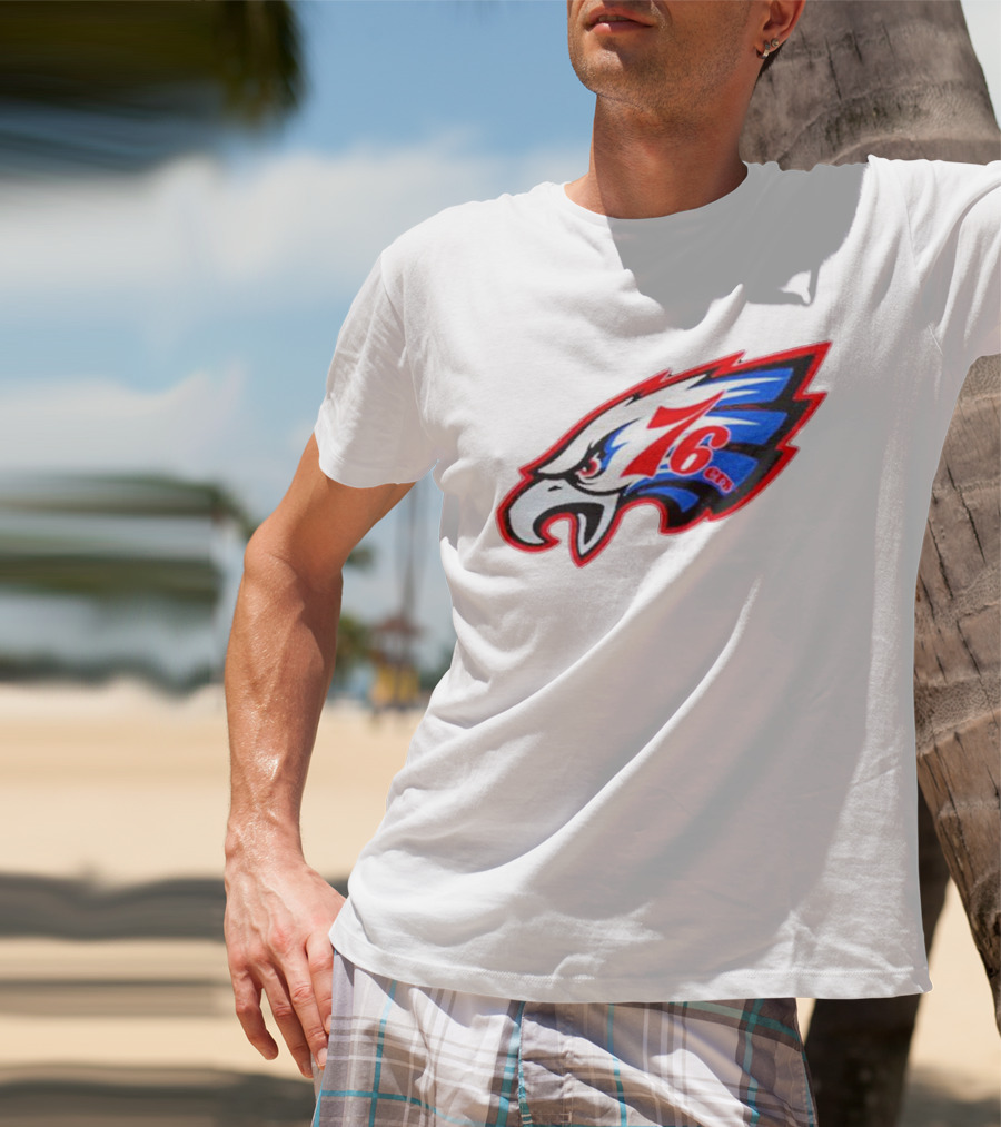Philadelphia Eagles And 76ers Combined T-Shirt