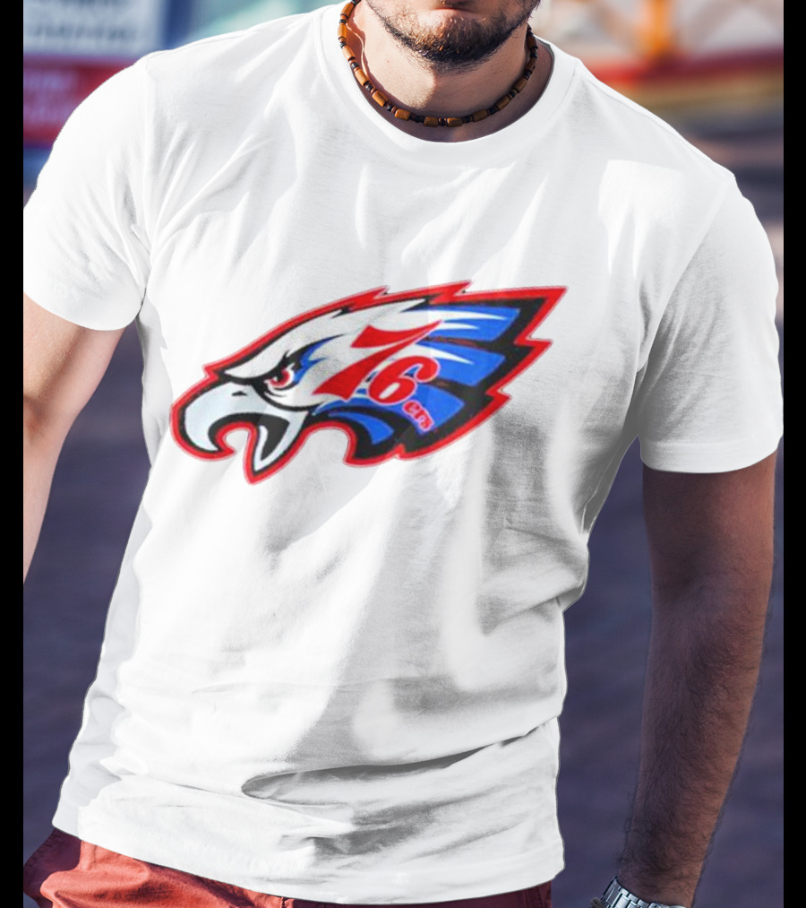 Philadelphia Eagles And 76ers Combined T-Shirt