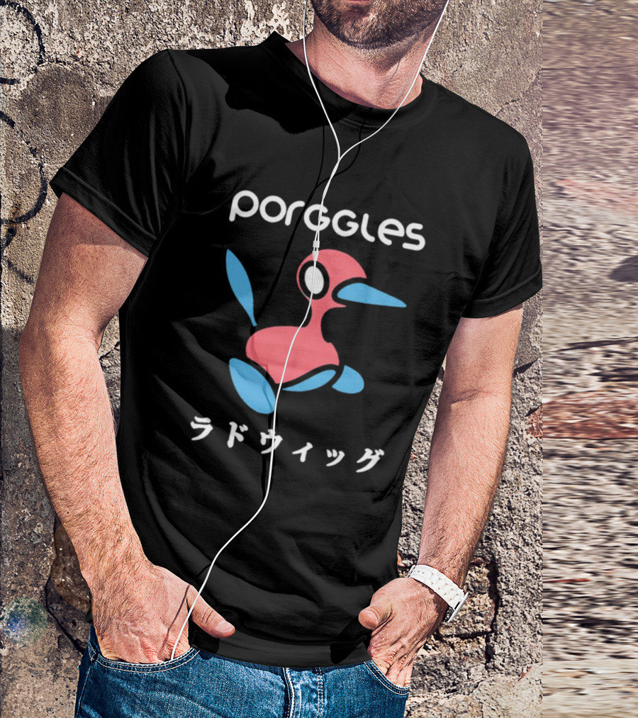 Porggles Ludwig Parody Pink Blue Bird T-Shirt