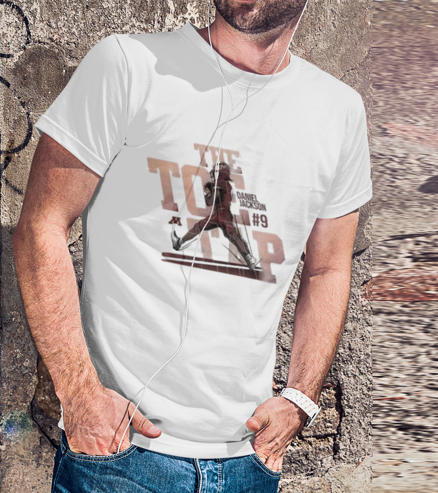 Daniel Jackson #9 The Toe Tap Football Motion Graphics T-Shirt