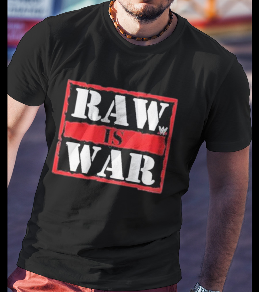 WWE Raw Is War Logo Design Ripple Junction T-Shirt